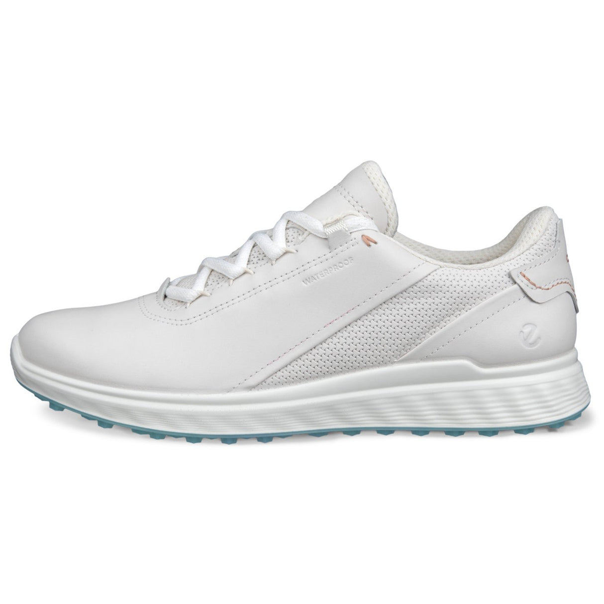 Ecco S - Casual Damen Golfschuhe, Weiß - Golflaedchen.de