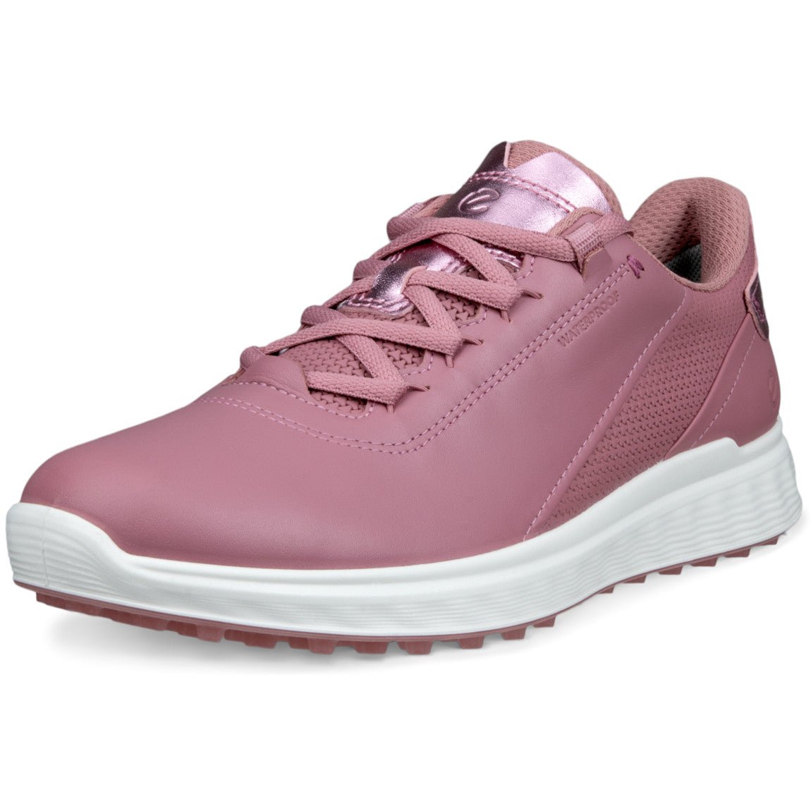 Ecco S - Casual Damen Golfschuhe, Pink / Metallic - Golflaedchen.de