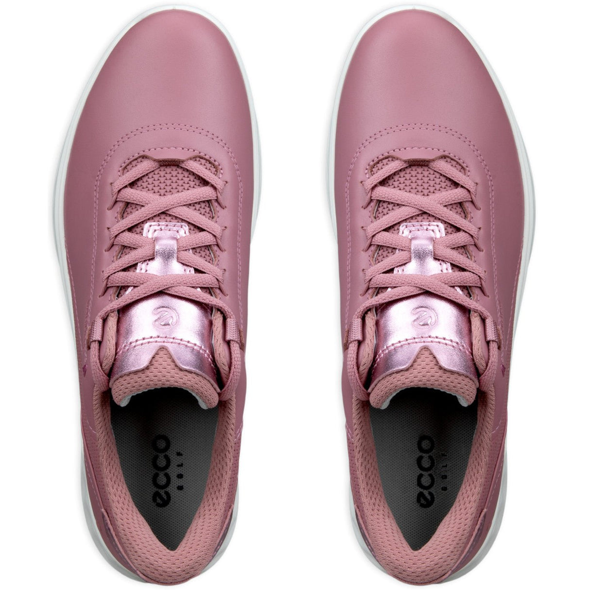 Ecco S - Casual Damen Golfschuhe, Pink / Metallic - Golflaedchen.de