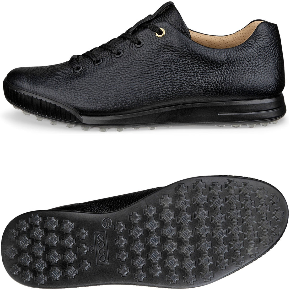 Ecco Street Retro Herren Golfschuhe 2026, Schwarz - Golflaedchen.de