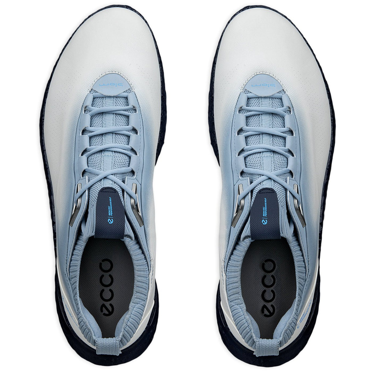 Ecco Biom C5 GTX Herren Golfschuhe, Weiß / Blau / Schwarz - Golflaedchen.de