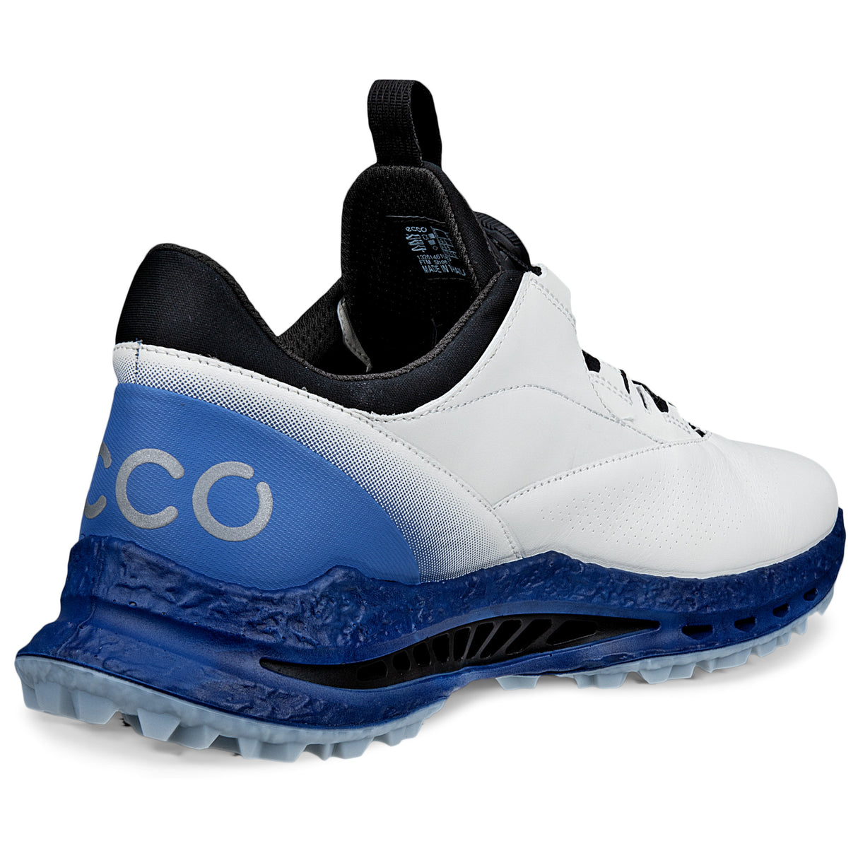 Ecco Biom C5 GTX BOA Herren Golfschuhe, Weiß / Schwarz / Blau - Golflaedchen.de