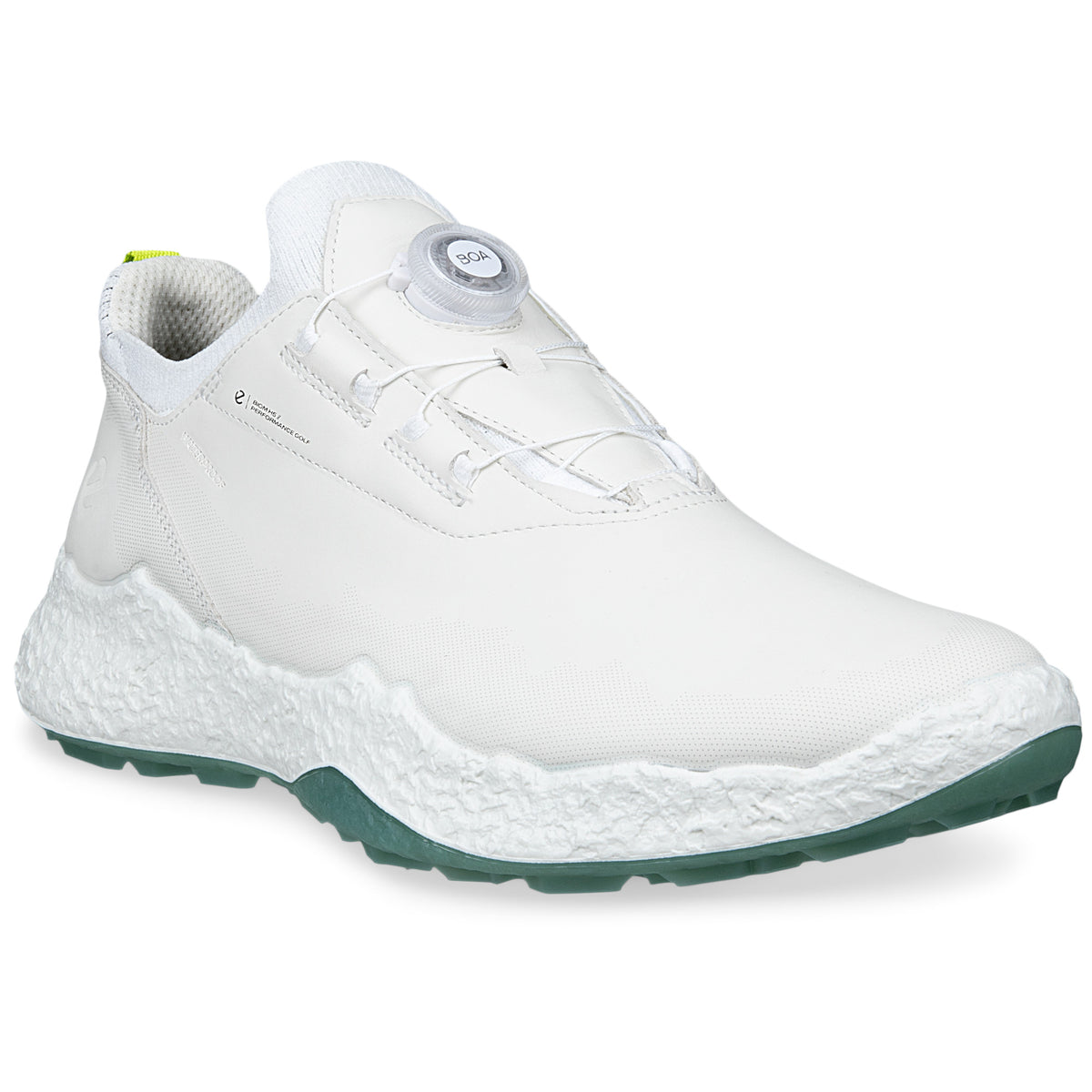 Ecco 2026 Biom H5.2 BOA Herren Golfschuhe, Weiß / Grün - Golflaedchen.de
