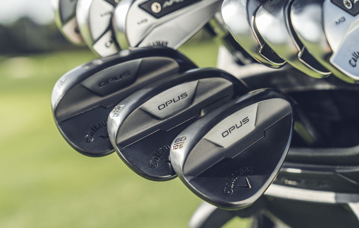 Callaway Opus Wedge, Black Shadow, Stahlschaft, Herren Linkshand - Golflaedchen.de