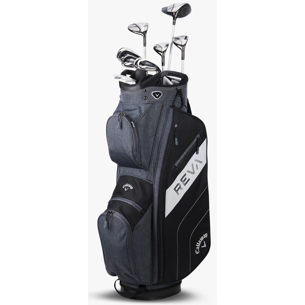 Callaway REVA Damen Komplettset / Golfset, Schwarz, Rechtshand, +0,5 inch länger - Golflaedchen.de