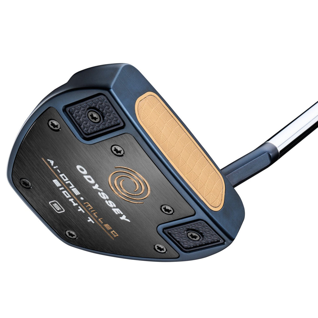 Odyssey Ai - ONE Milled Eight T Putter, S - Slant Neck, Rechtshand - Golflaedchen.de