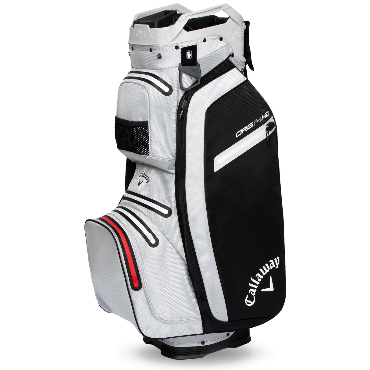 Callaway 2025 Org 14 HD Waterproof Cartbag, Schwarz / Hellgrau - Golflaedchen.de