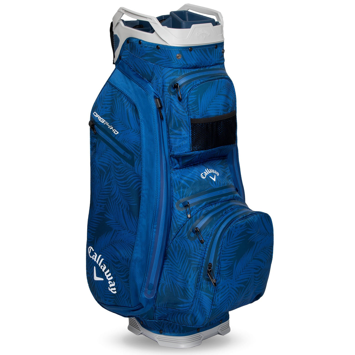 Callaway 2025 Org 14 HD Waterproof Cartbag, Blue Palms / Light Grey - Golflaedchen.de