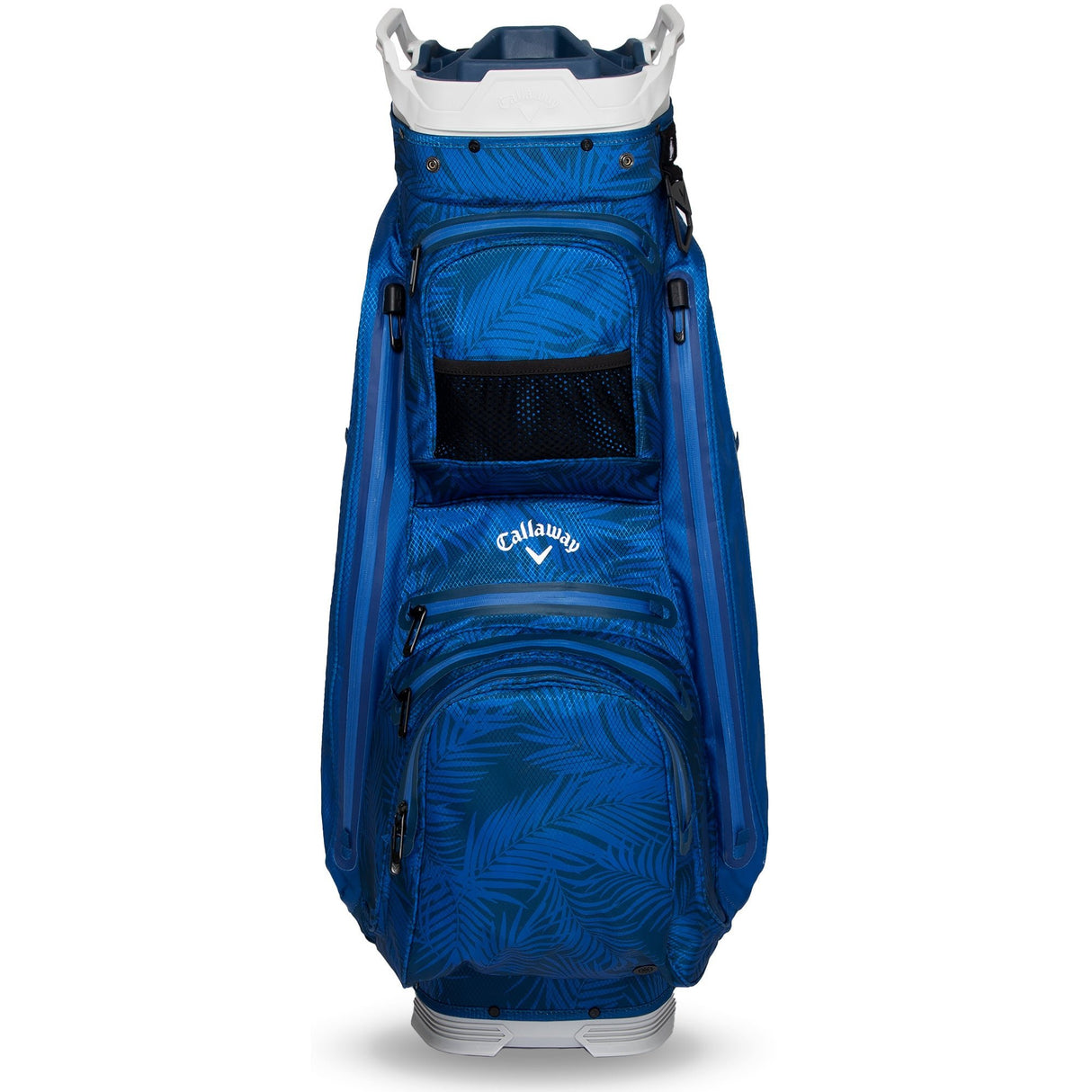 Callaway 2025 Org 14 HD Waterproof Cartbag, Blue Palms / Light Grey - Golflaedchen.de
