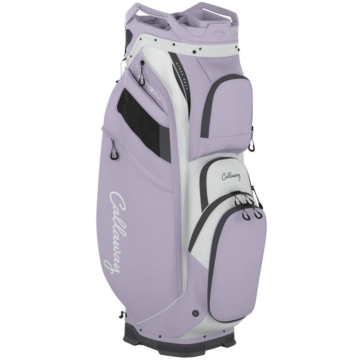 Callaway 2025 Org 14 Damen Cartbag, Silbergrau / Orchidee - Golflaedchen.de