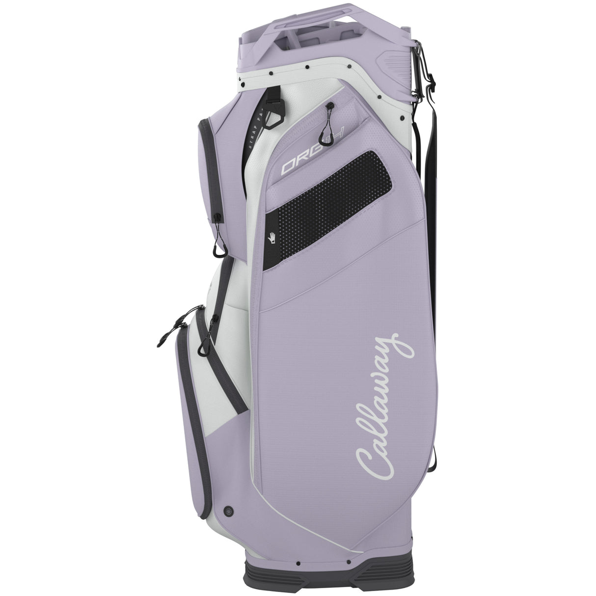 Callaway 2025 Org 14 Damen Cartbag, Silbergrau / Orchidee - Golflaedchen.de