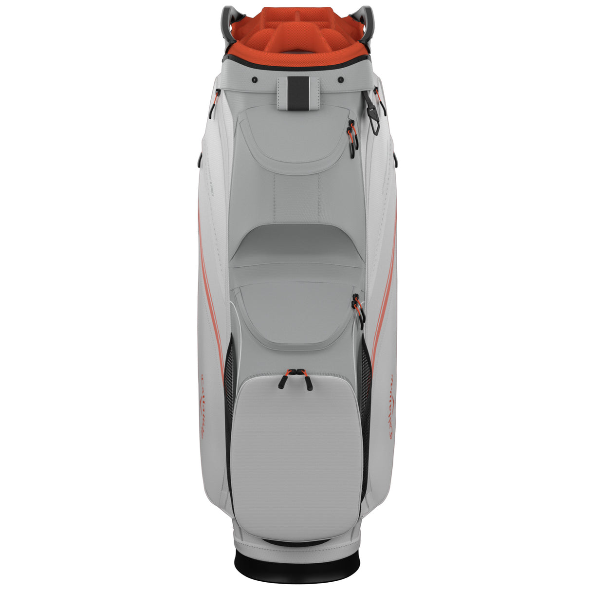 Callaway Chase 14 Cartbag, White / Silver / Orange - Golflaedchen.de