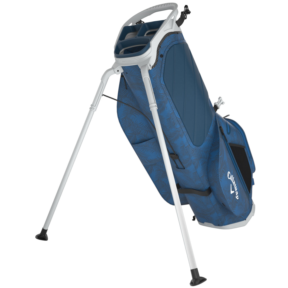 Callaway 2025 Fairway C HD Waterproof Standbag, Blue Palms / Light Grey - Golflaedchen.de