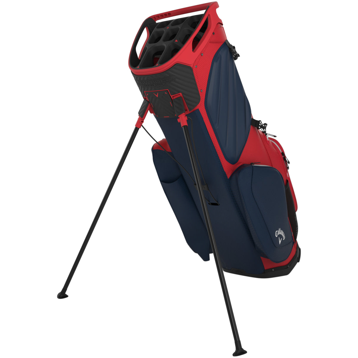 Callaway 2026 Fairway 14 HD Waterproof Standbag, Rot / Navy - Golflaedchen.de