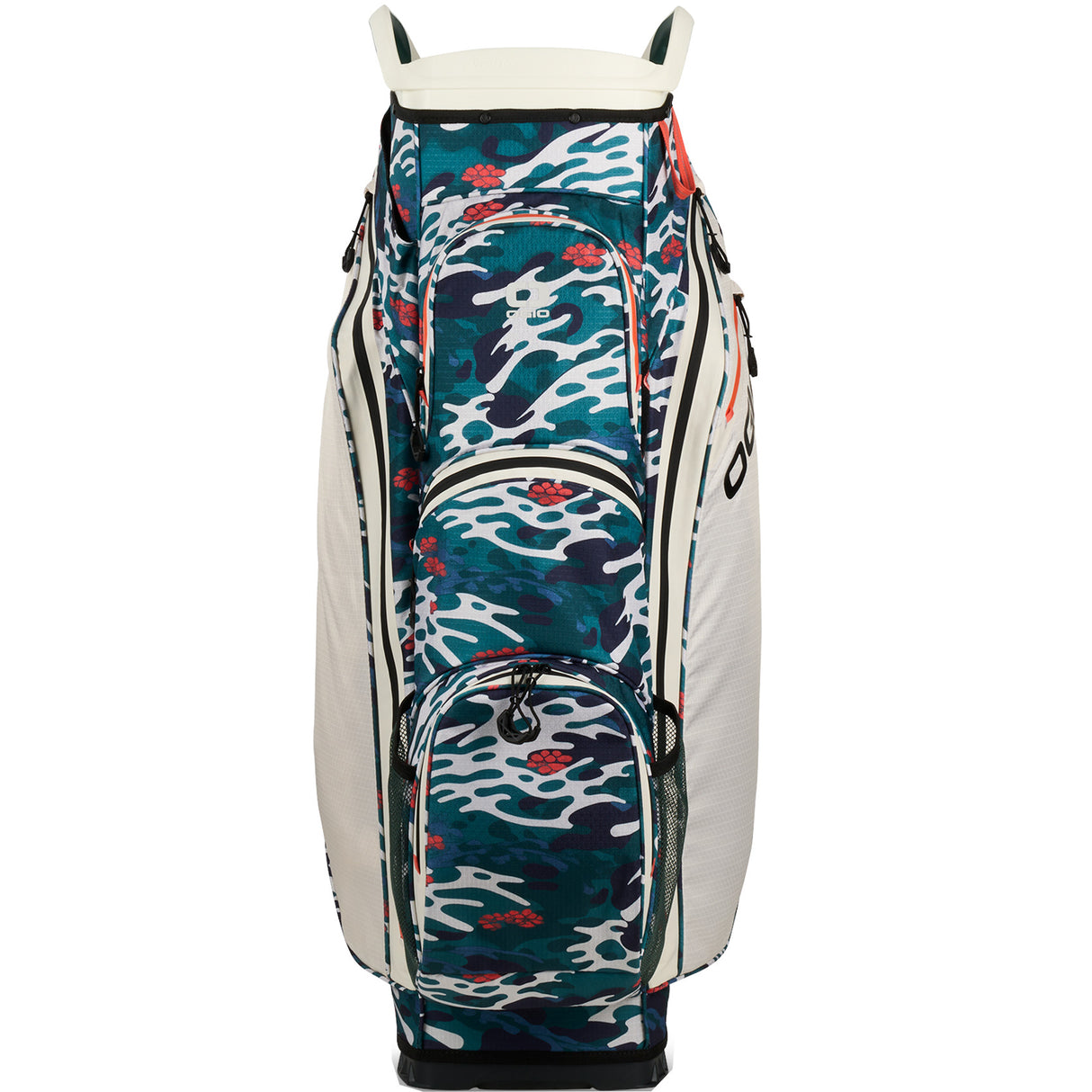 Ogio 2025 All Elements Silencer Waterproof Cartbag / Golfbag, Wave Camo - Golflaedchen.de