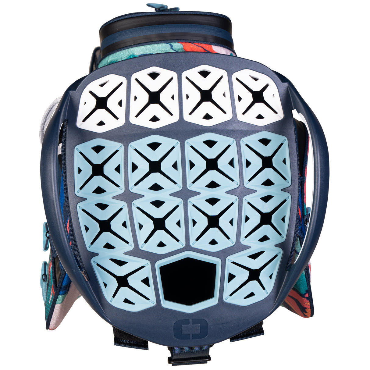 Ogio 2026 All Elements Silencer Waterproof Cartbag / Golfbag, Watercolor - Golflaedchen.de