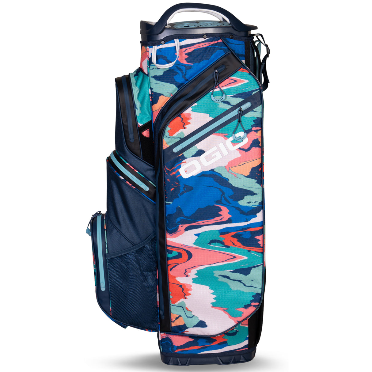 Ogio 2026 All Elements Silencer Waterproof Cartbag / Golfbag, Watercolor - Golflaedchen.de
