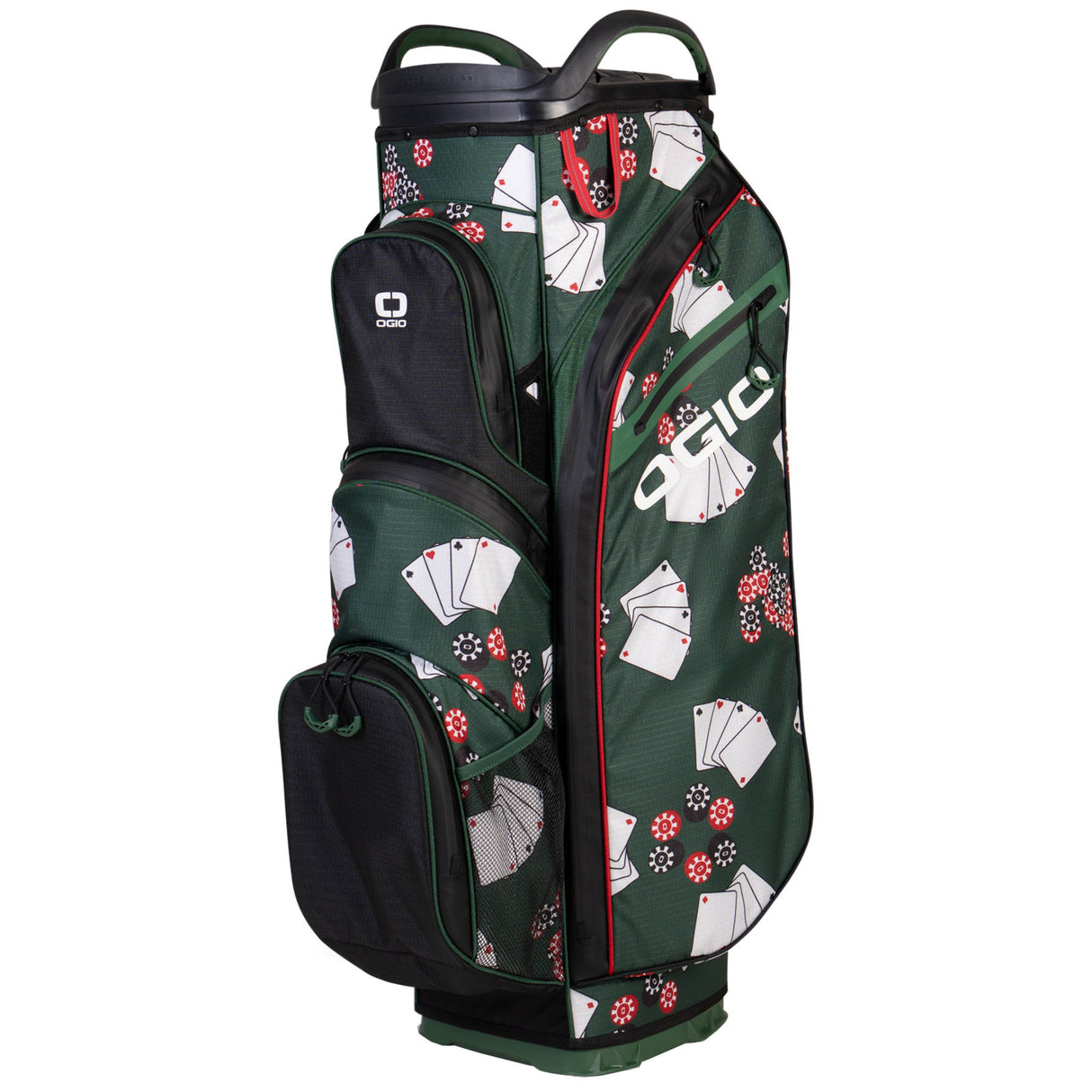 Ogio 2026 All Elements Silencer Waterproof Cartbag / Golfbag, Poker - Golflaedchen.de