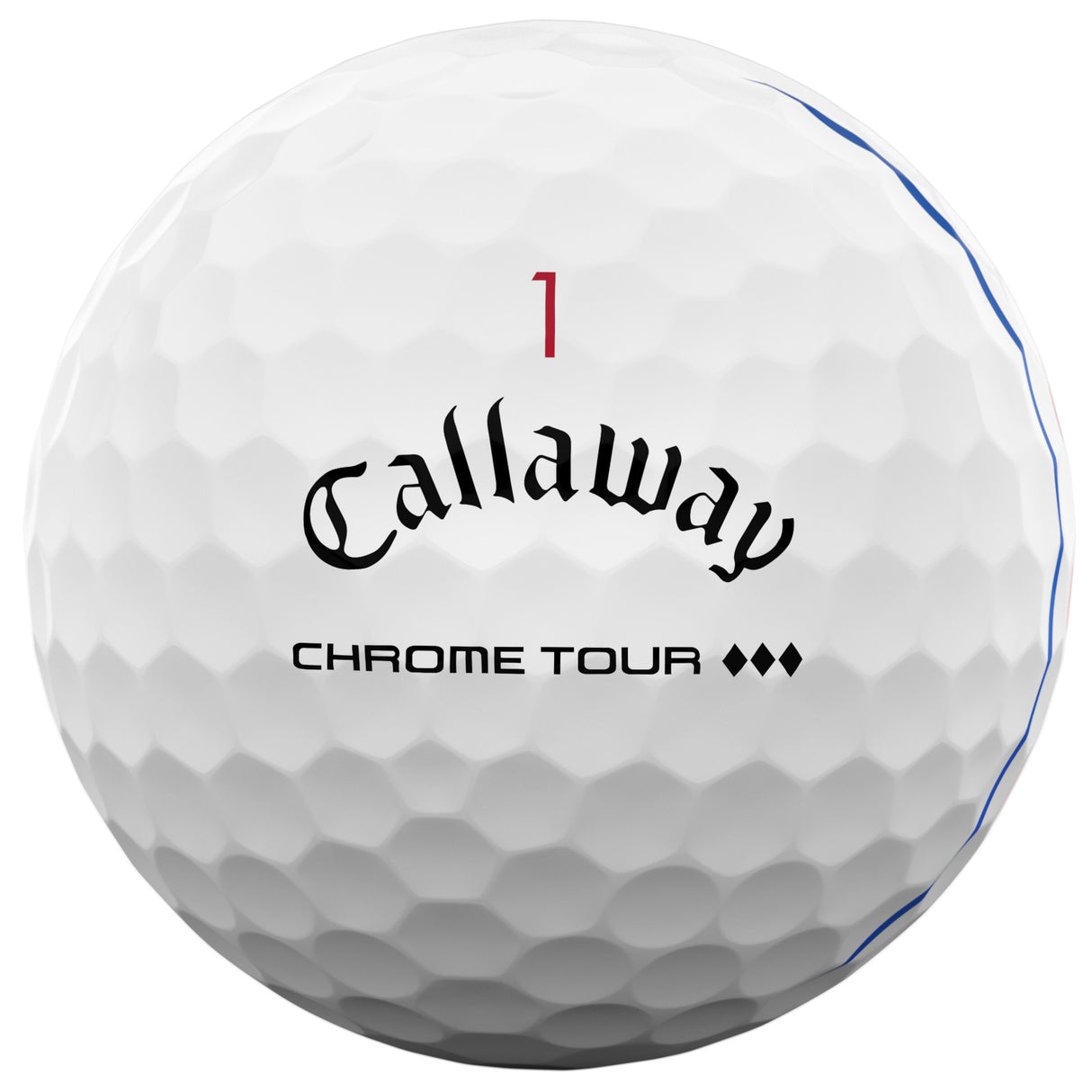 Callaway 2026 Chrome Tour TD Golfbälle, Triple Track, 12 Stück - Golflaedchen.de