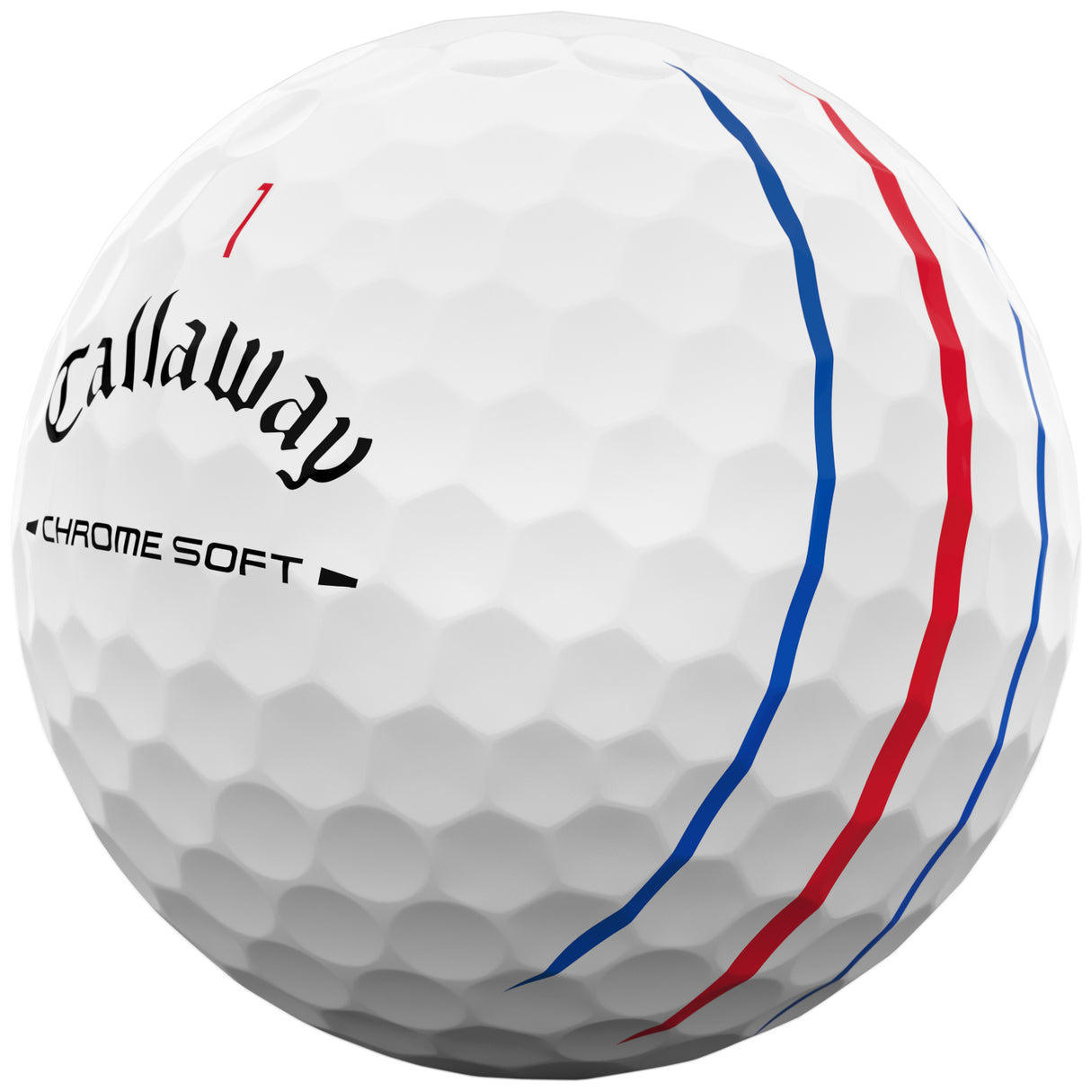 Callaway 2026 Chrome Soft Golfbälle, Triple Track, Weiß, 12 Stück - Golflaedchen.de
