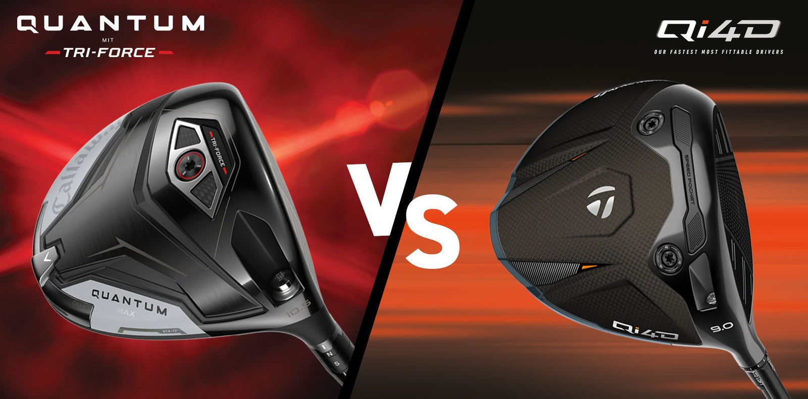 Driver Vergleich: Callaway Quantum Max vs. TaylorMade Qi4D - Golflaedchen.de