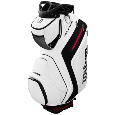 Wilson Alpine Cartbag, Weiß / Schwarz - Golflaedchen.de