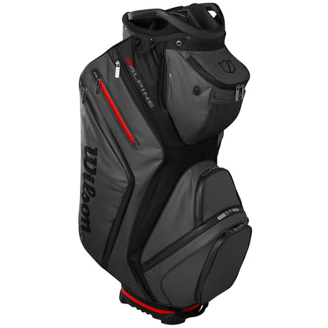 Wilson Alpine Cartbag, Schwarz / Grau - Golflaedchen.de