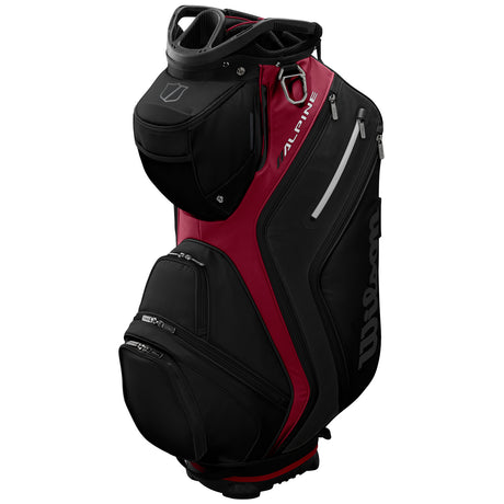 Wilson Alpine Cartbag, Schwarz / Rot - Golflaedchen.de