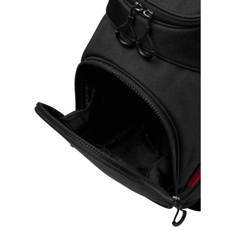 Wilson Staff 2026 I - LOCK 4 Cartbag, Schwarz / Rot / Weiß - Golflaedchen.de