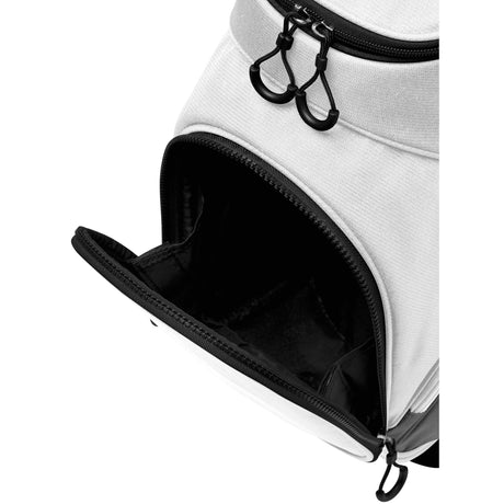 Wilson Staff 2026 I - LOCK 4 Cartbag, Grau / Weiß / Schwarz - Golflaedchen.de