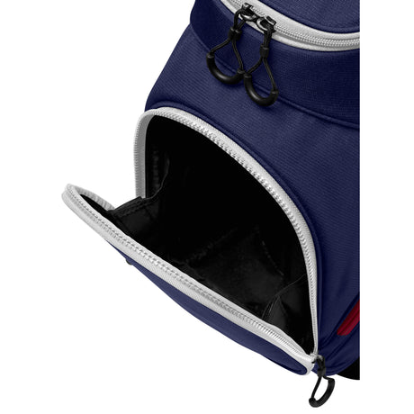 Wilson Staff 2026 I - LOCK 4 Cartbag, Navy / Weiß / Rot - Golflaedchen.de