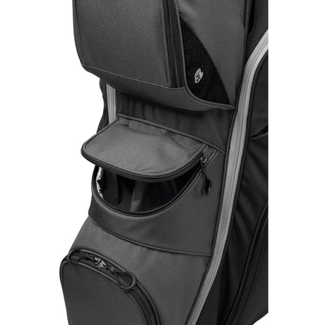 Wilson Staff 2026 I - LOCK 4 Cartbag, Schwarz / Grau - Golflaedchen.de