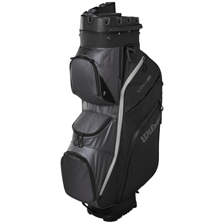 Wilson Staff 2026 I - LOCK Dry 4 Waterproof Cartbag, Schwarz / Grau - Golflaedchen.de