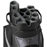 Wilson Staff 2026 I - LOCK Dry 4 Waterproof Cartbag, Schwarz / Grau - Golflaedchen.de