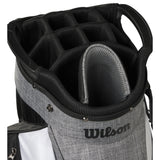 Wilson Feather Cartbag, Schwarz / Grau / Weiß - Golflaedchen.de