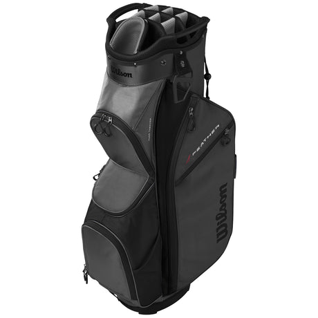 Wilson Feather Cartbag, Grau / Schwarz - Golflaedchen.de