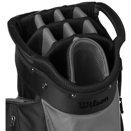Wilson Feather Cartbag, Grau / Schwarz - Golflaedchen.de