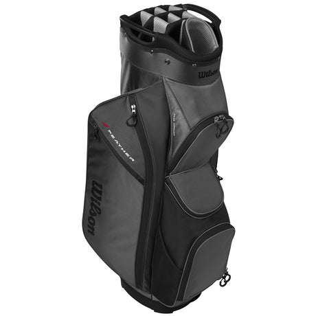 Wilson Feather Cartbag, Grau / Schwarz - Golflaedchen.de