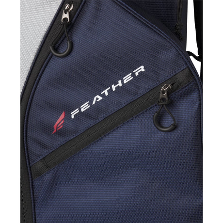 Wilson Feather Cartbag, Navy / Schwarz / Grau - Golflaedchen.de
