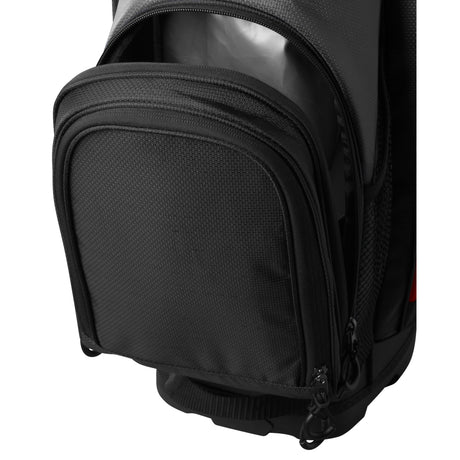 Wilson Feather Standbag, Schwarz / Grau / Rot - Golflaedchen.de