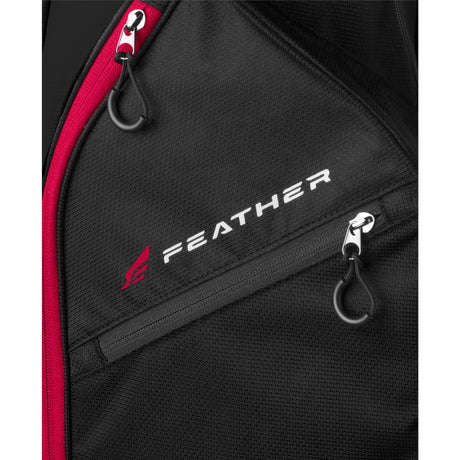 Wilson Feather Standbag, Schwarz / Grau / Rot - Golflaedchen.de