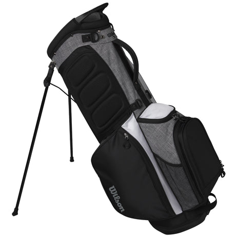 Wilson Feather Standbag, Schwarz / Grau / Weiß - Golflaedchen.de