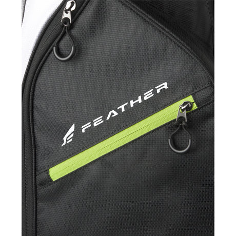 Wilson Feather Standbag, Schwarz / Grau / Weiß - Golflaedchen.de