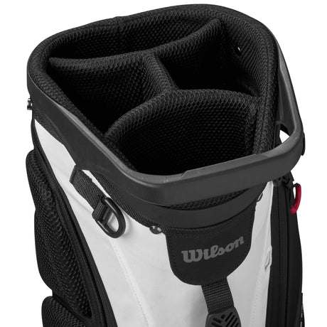 Wilson Staff 2026 Exo LIte Standbag, Schwarz / Weiß - Golflaedchen.de