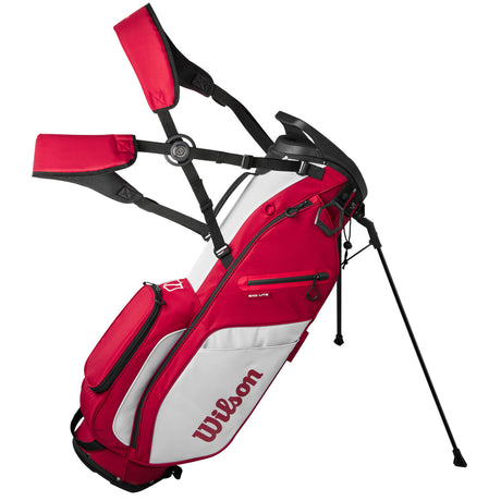 Wilson Staff 2026 Exo LIte Standbag, Rot / Weiß - Golflaedchen.de