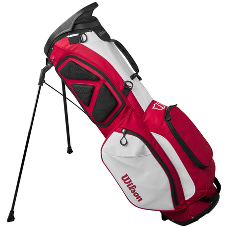 Wilson Staff 2026 Exo LIte Standbag, Rot / Weiß - Golflaedchen.de