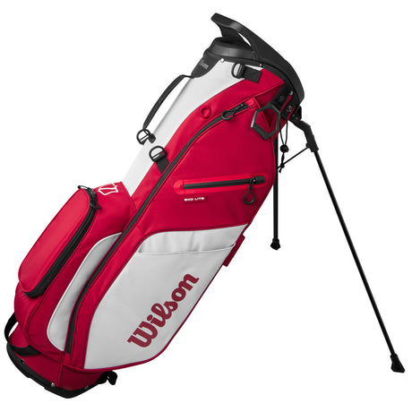 Wilson Staff 2026 Exo LIte Standbag, Rot / Weiß - Golflaedchen.de