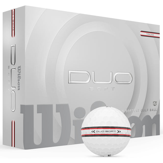 Wilson 2026 DUO Soft Golfbälle, TRK360, 12 Stück - Golflaedchen.de
