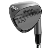 Cleveland RTX6 ZipCore Wedge, Black Satin, Stahlschaft, Herren Rechtshand - Golflaedchen.de