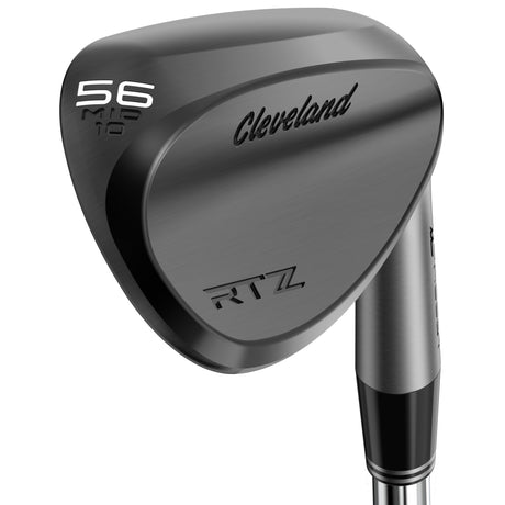 Cleveland RTZ Wedge, Black Satin, Stahlschaft, Herren Rechtshand - Golflaedchen.de